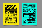 Cyberpunk Sci-Fi HUD Decals Pack, an Object Graphic by Neodivisu (Thumbnail 8 of 10)