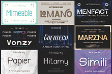 Bundle Display Font