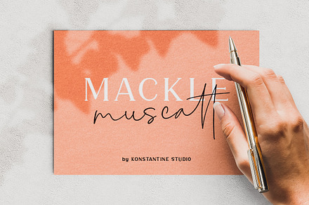 MACKLE | Serif & Handwriting Script, a Serif Font by Konstantine Studio