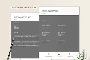 Word Resume Template For Artists