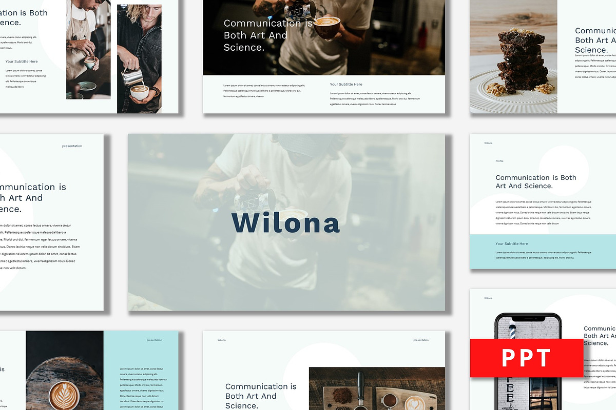 Wilona - Powerpoint Template, a Presentation Template by Tumbuh Kerja (Photo 1 of 6)