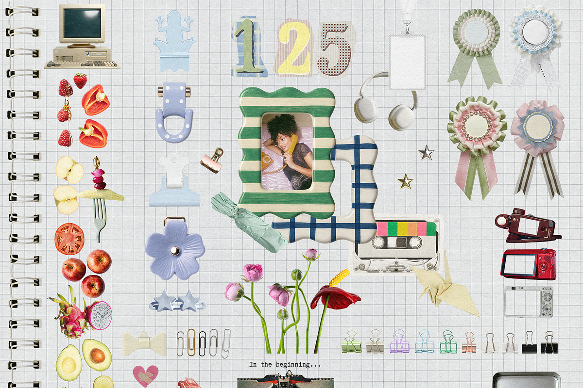 Say It Softly: Scrapbook Collage Kit, an Object Graphic by Purple (Photo 4 of 15)