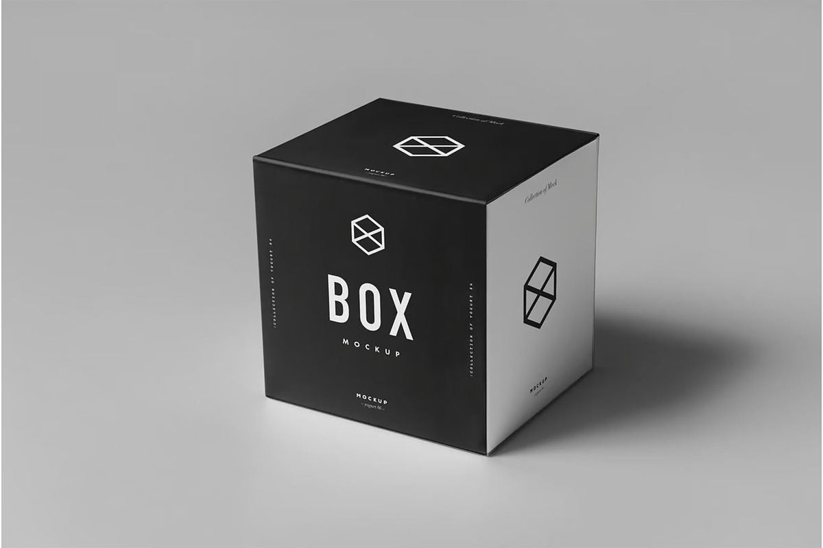 Box Mock-up, a Packaging Mockup by zippypixelstudio (Photo 5 of 8)