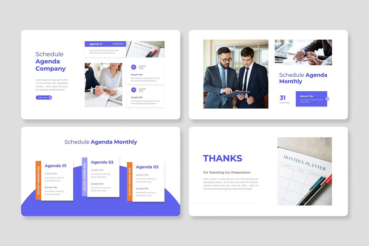 Bizzenda – Agenda PowerPoint, a Presentation Template by Premast (Photo 4 of 4)
