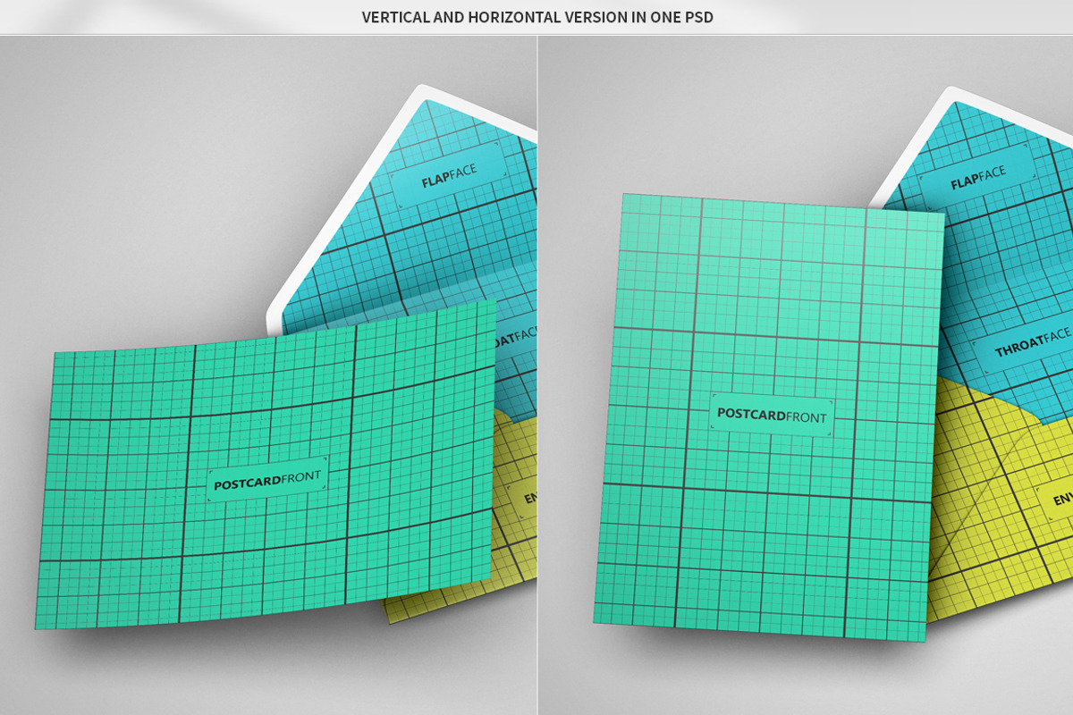 A6 Postcard with Envelope Mock-Up, a Print Template by MassDream (Photo 11 of 11)