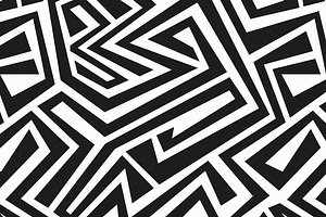 Monochrome Maze Patterns