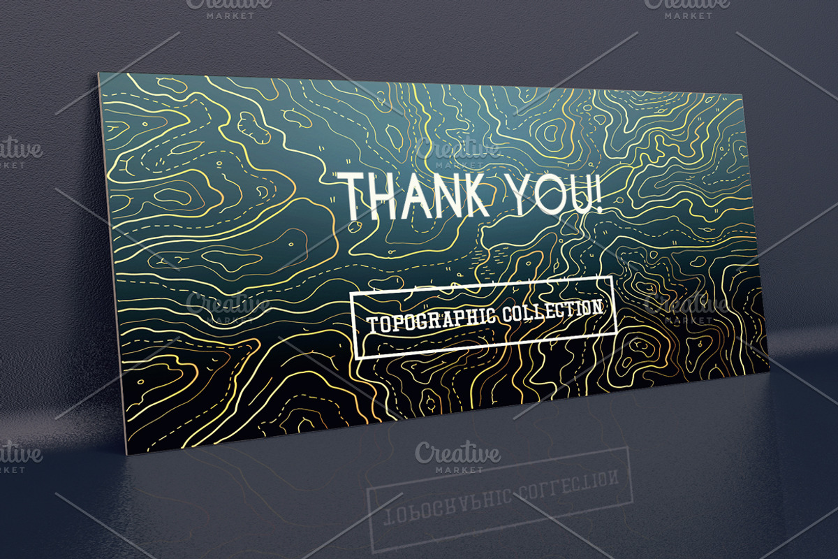 Authentic topographic collection, a Background Graphic by Digithings (Photo 8 of 8)