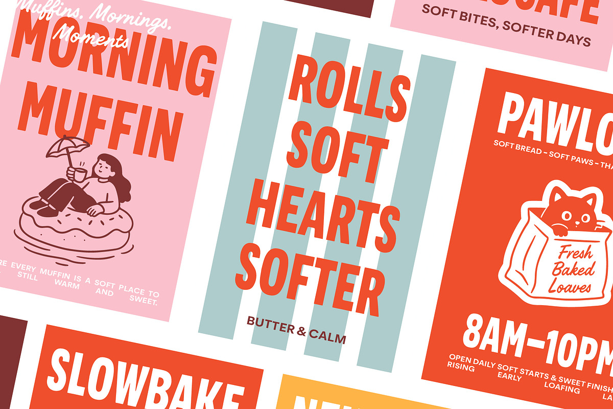 Sweetuff Muffin - Display Font, a Handwritten Font by Edignwn Type (Photo 6 of 12)