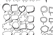 500++  Speech bubbles doodle vet set, a Graphic by TKDoodle (Thumbnail 4 of 4)