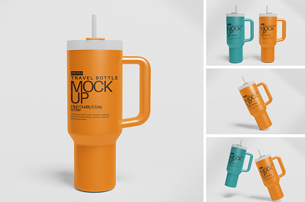 Travel Bottle mockup, an Advertising Mockup by Twins_studio