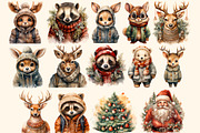 Winter animals, Forest dwellers, an Animal Illustration by Hello My Print (Thumbnail 4 of 9)
