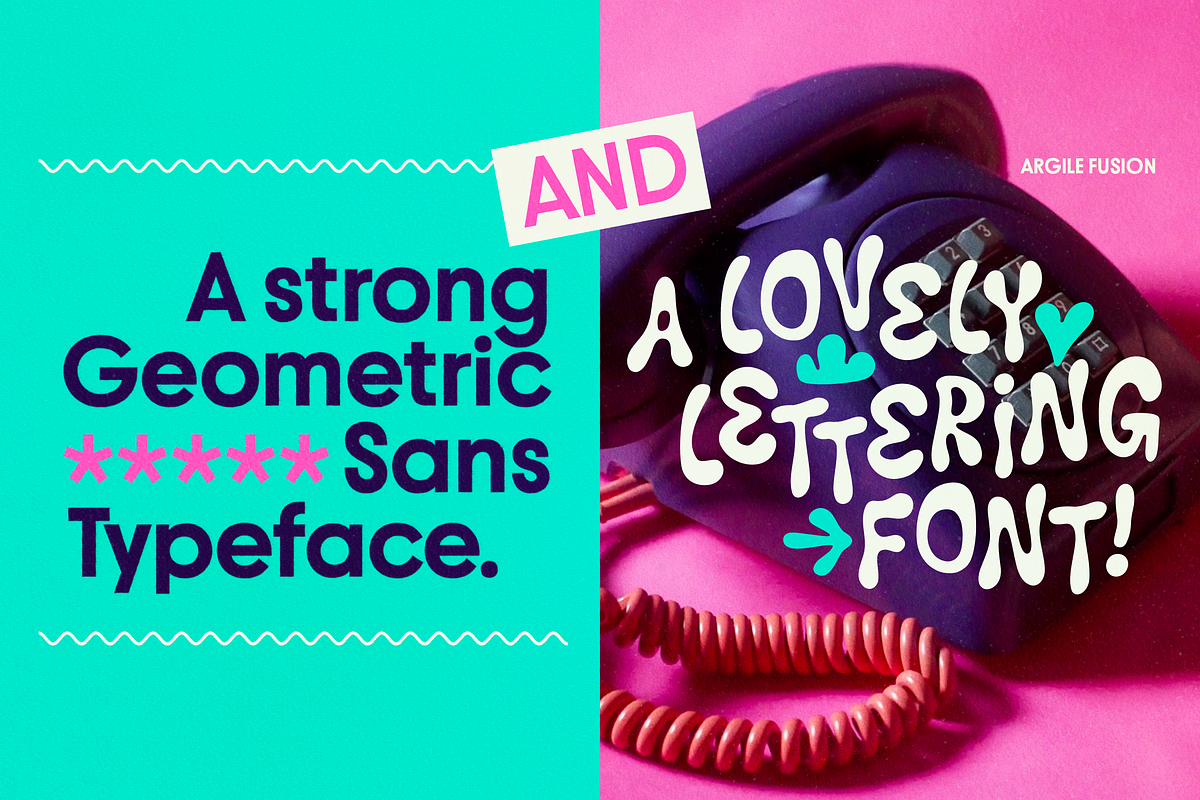 Argile Fusion Font Family, a Sans Serif Font by Art Grootfontein (Photo 4 of 14)