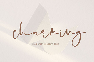 Charming - Handwritten Script Font