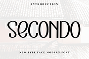 Secondo, a Serif Font by FreshTypeINK (Thumbnail 1 of 8)