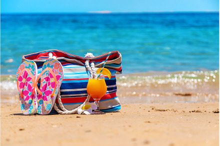 Bag and things for relaxing on the, a Holiday Photo by yanadjana