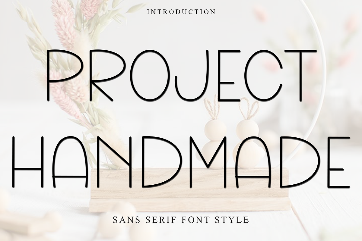 Project Handmade, a Sans Serif Font by InermediaSTUDIO (Photo 1 of 8)