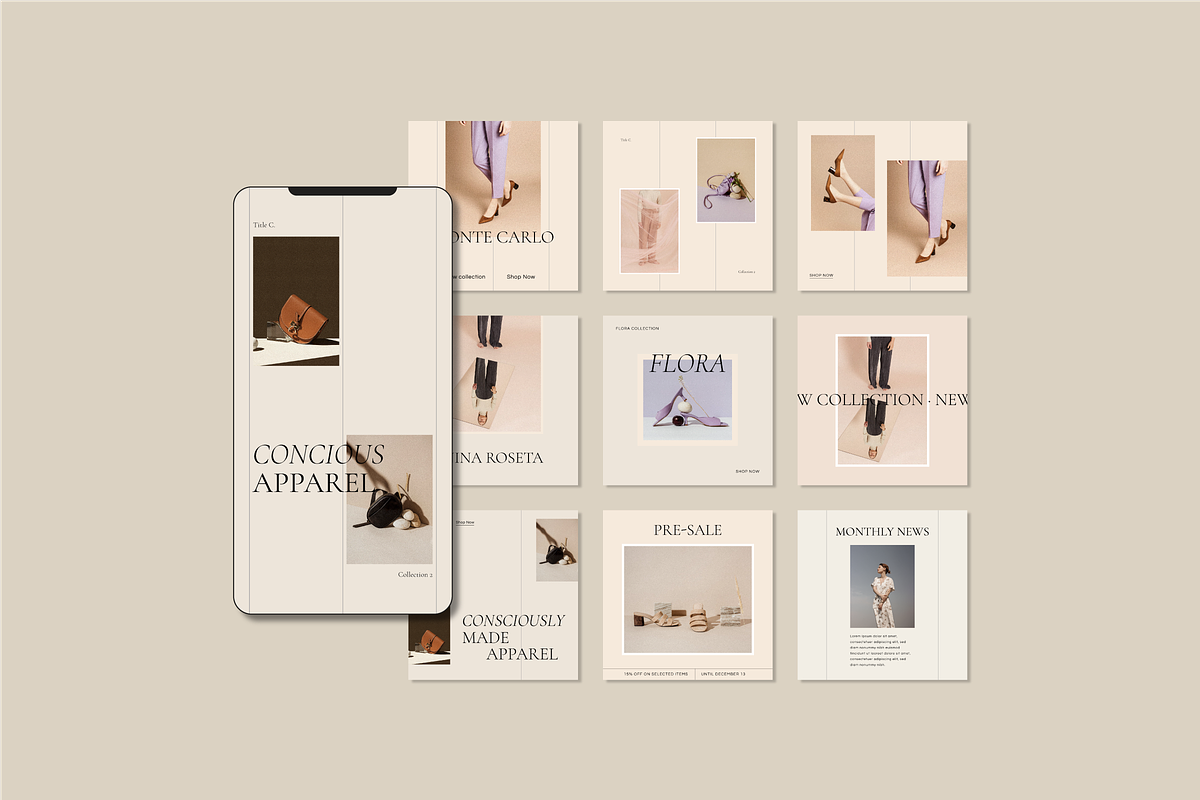 NINA Social Media Template, a Social Media Template by Cuoco (Photo 8 of 9)