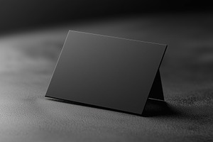 Elegant black business card mockup, a Business Photo by MistyDay