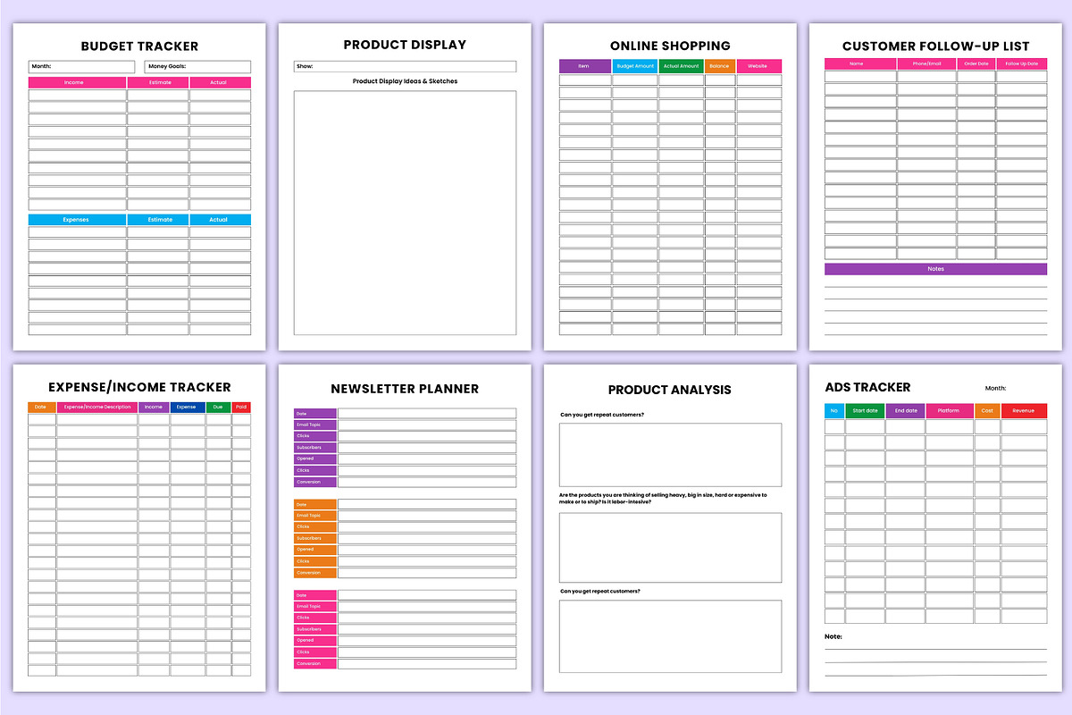 2026 Business Management Organizer, a Stationery Template by Mustafiz (Photo 8 of 9)