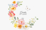 watercolor spring blossoms huge set, a Decorative Illustration by Patishop Art (Thumbnail 15 of 20)