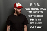Baseball Hat Mock Up PACK 18, a Hat Mockup by Arfis (Thumbnail 4 of 18)