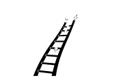 50 Broken Ladder Silhouette Bundle, an Illustration by Designs_River (Thumbnail 23 of 51)