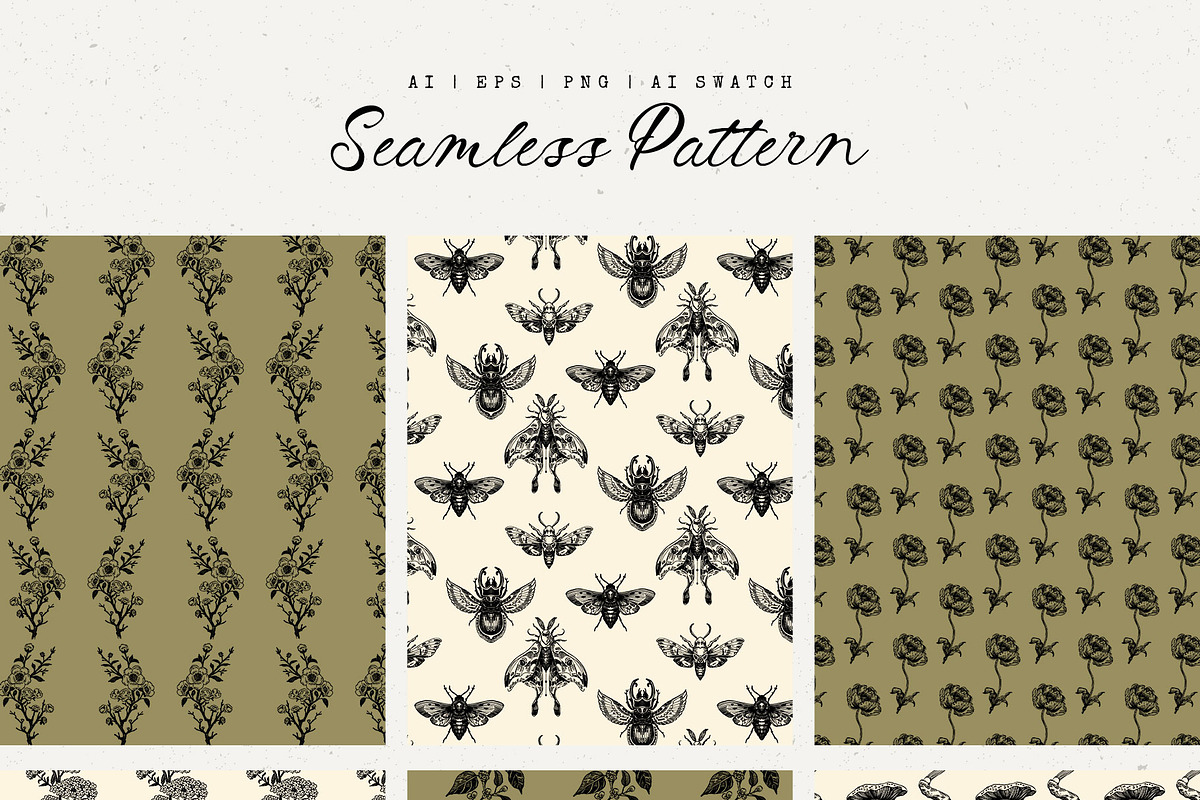 Dark Academia Flora | Illustration, an Object Graphic by KetteCreate (Photo 12 of 14)