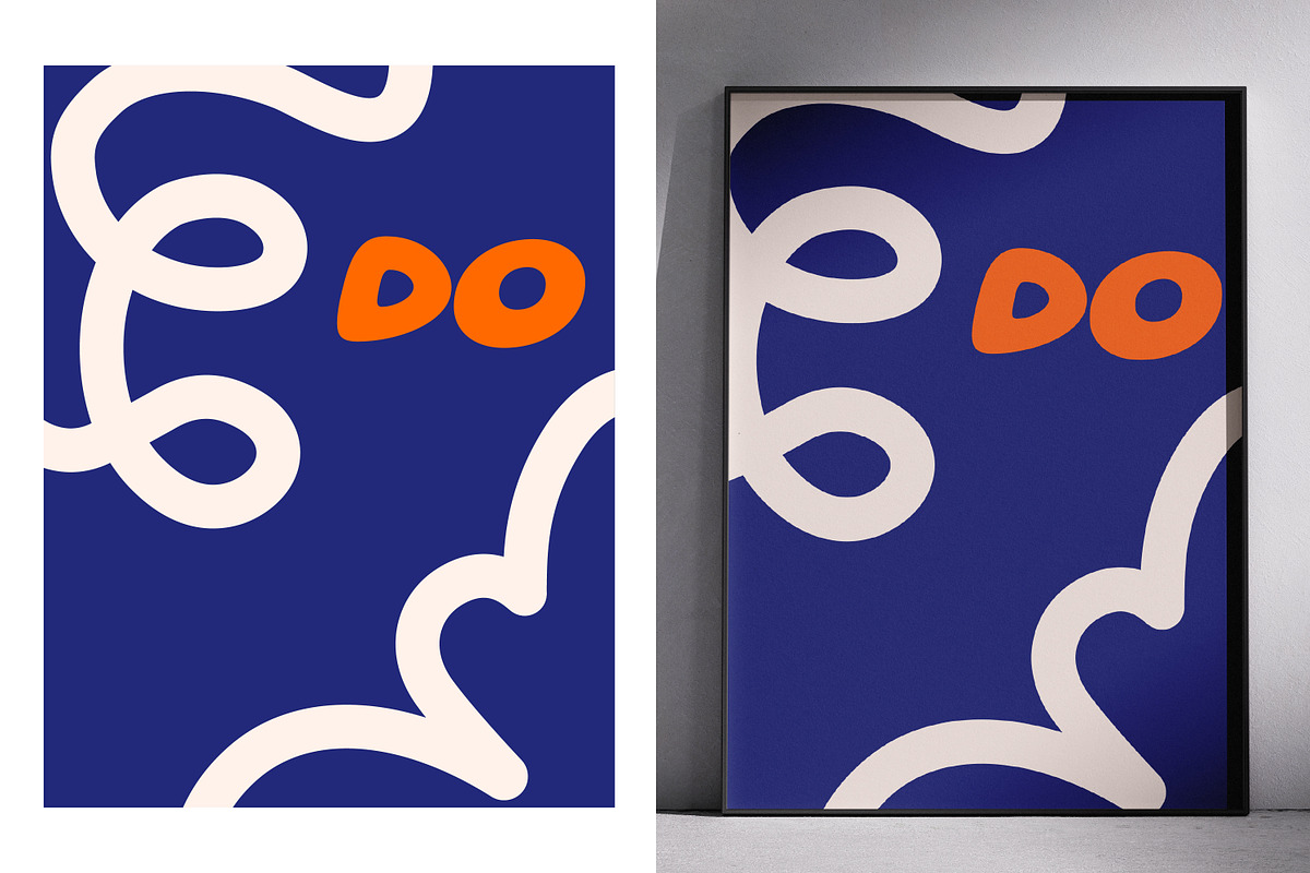 Trendy abstract, doodle posters set, a Decorative Illustration by Good Studio (Photo 4 of 6)