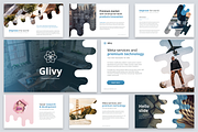 Glivy Modern Powerpoint Template, a Presentation Template by Reshapely (Thumbnail 3 of 15)