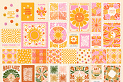 1160+ Groovy Posters Patterns Bundle, a Decorative Illustration by Julia Dreams (Thumbnail 8 of 14)