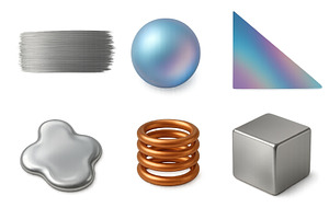 Artistic composition of metallic and, an Illustration by ZinetroN