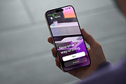 Phone 15 Pro Mockup in Hand, an iPhone Mockup by Asylab (Thumbnail 4 of 4)