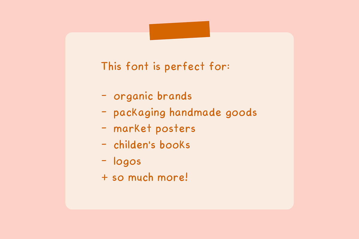 Field Mouse | A Hand-Printed Font, a Handwritten Font by Ashleigh Green Studios (Photo 8 of 8)