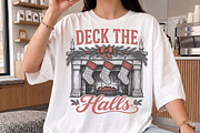 Vintage Deck The Halls Christmas PNG, a Seasonal Illustration by Libby Wishes (Thumbnail 3 of 4)