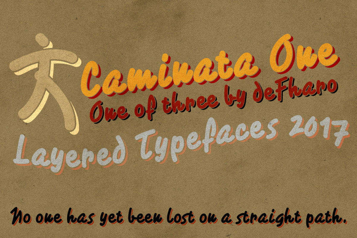 Caminata fonts preview 2