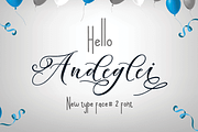 Andeglei, a Script Font by Letter-P (Thumbnail 14 of 17)