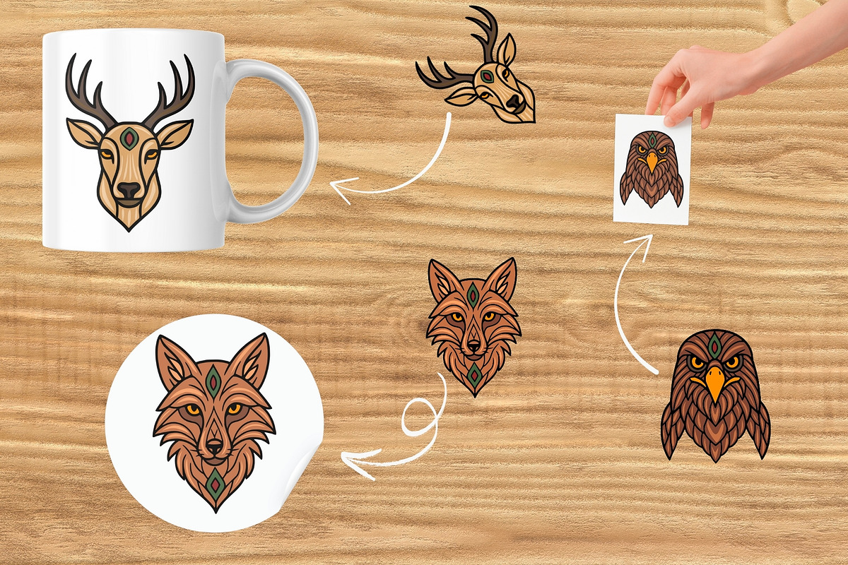 Mystic Forest Set, a Pattern Graphic by Elatedowl (Photo 10 of 18)