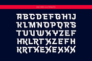 Noxide Futuristic Display Font, a Sans Serif Font by timelesstype.co (Thumbnail 19 of 20)