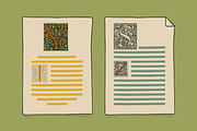 Illuminated medieval drop capitals, a Blackletter Font by kaer_shop (Thumbnail 7 of 12)