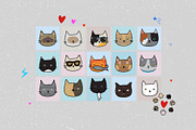 Minimal cats, an Animal Illustration by Alena (Thumbnail 2 of 3)