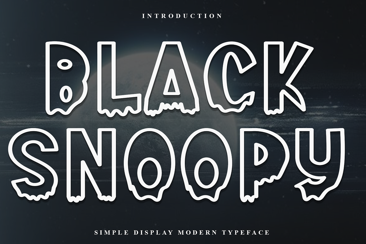 Black Snoopy, a Script Font by FreshTypeINK (Photo 1 of 8)