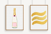 Golden Glitter Happy New Year Clipar, an Illustration by Libby Wishes (Thumbnail 3 of 6)