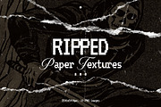 Ripped Paper Texture Overlays, a Texture Graphic by Freezerondigital (Thumbnail 1 of 7)