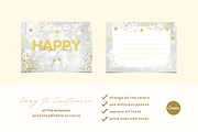 New Year GREETING CARD CANVA TEMPLAT, a Card Template by The Little Lily Studio (Thumbnail 5 of 5)