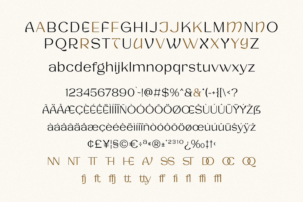 Auvessa — Modern Aesthetic Font, a Sans Serif Font by StoricType (Photo 6 of 20)
