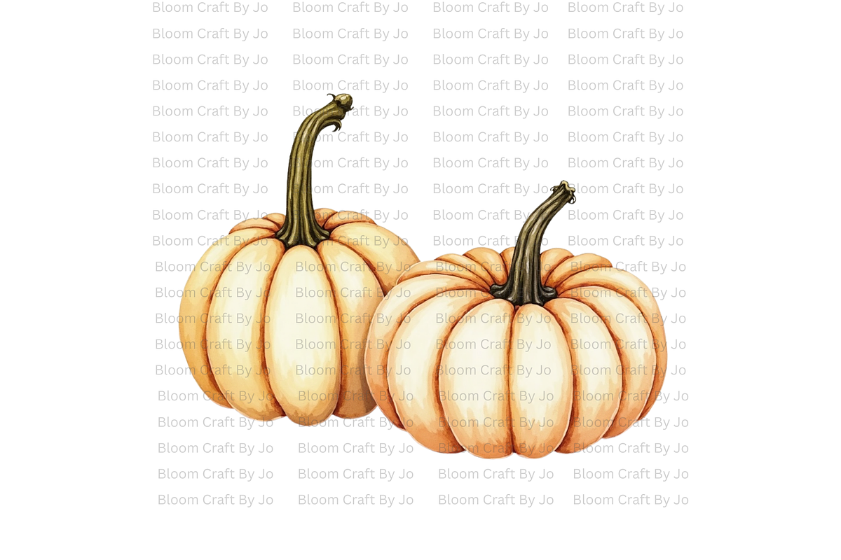 White Ghost Pumpkin, a Decorative Illustration by Bloom Craft Creations (Photo 12 of 12)