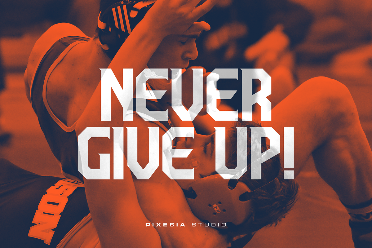 Sportzan - A Sporty Display Font, a Font by Pixesia Studio (Photo 2 of 8)