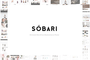 Sobari – Minimalist WP Commerce, a WordPress Template by dahzoncreative