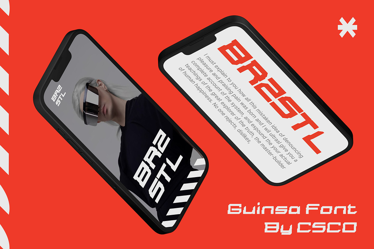 Guinsa – Futuristic Font, a Sans Serif Font by Craft Supply Co. (Photo 5 of 8)