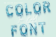 Ice Cold - Color SVG Font, a Font by Deeezy (Thumbnail 4 of 6)